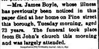 Boyle, Mrs. James